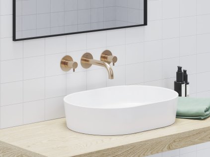 ES 019.60RGB.O1 Umyvadlová podomítková baterie s tělesem, Rose Gold Brushed
