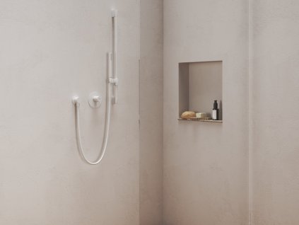 ES 062.10WV.O1 Podomítková baterie 1-cestná s tělesem, White Velvet