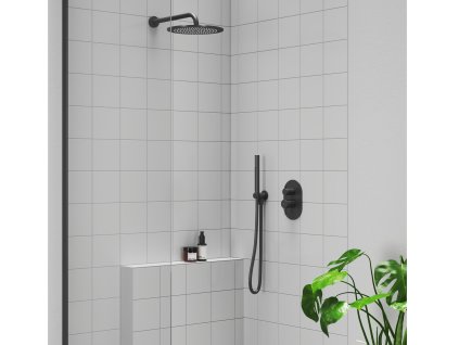 ES 065.20BLM.O2.RB07E Podomítková baterie 2-cestná bez tělesa, Black Matt