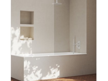 ES 068.10WV.O3.RB07F Podomítková baterie 3-cestná bez tělesa, White Velvet