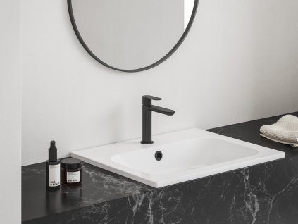 EL 012.20BLM Umyvadlová stojánková baterie 170 mm bez výpusti, Black Matt