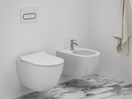EL 056.00CR Bidetová stojánková baterie 130 mm bez výpusti, Chrome