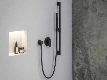 EL 062.20BLM.O1 Podomítková baterie 1-cestná s tělesem, Black Matt