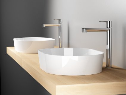 PU 015.00CR Umyvadlová stojánková baterie 322 mm bez výpusti, chrom