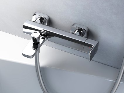 TD 022.00CR Vanová nástěnná baterie bez sprchového setu, chrom
