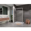 Lansanit Sprchový kout Vati 1200x800, chrom/čiré sklo, včetně vaničky