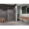 Lansanit Sprchový kout Brix 1100x900, chrom/čiré sklo, pravé provedení