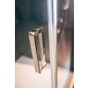 Lansanit Sprchový kout Brix 1100x800, chrom/čiré sklo, levé provedení
