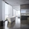 Vana Solo 178x80, volně stojící, bílá, krytka přepadu a odtoku bílá