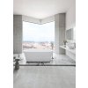 Vana Solo 178x80, volně stojící, bílá, krytka přepadu a odtoku bílá