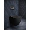 WC Uni Chrome RimOff, závěsný, černá
