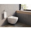 Bidet Uni Chrome, závěsný, bílá