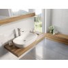 Umyvadlo Ceramic O 60, bez otvoru pro baterii, bez přepadu, bílá