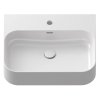Umyvadlo Ceramic Slim Wall R 55, s otvorem pro baterii, s přepadem, bílá
