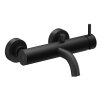 ES 022.20BLM Vanová nástěnná baterie bez sprchového setu, Black Matt