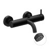 ES 022.20BLM Vanová nástěnná baterie bez sprchového setu, Black Matt