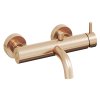 ES 022.60RGB Vanová nástěnná baterie bez sprchového setu, Rose Gold Brushed