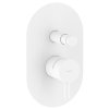 ES 061.10WV.O2 Podomítková baterie 2-cestná s tělesem, White Velvet
