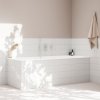 ES 061.10WV.O2 Podomítková baterie 2-cestná s tělesem, White Velvet