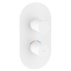 ES 063.10WV.O2.RB07C Termostatická podomítková baterie 2-cestná bez tělesa, White Velvet