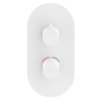 ES 063.10WV.O2.RB07C Termostatická podomítková baterie 2-cestná bez tělesa, White Velvet