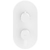 ES 068.10WV.O3.RB07F Podomítková baterie 3-cestná bez tělesa, White Velvet