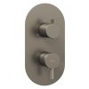ES 068.20GB.O3.RB07F Podomítková baterie 3-cestná bez tělesa, Graphite Brushed