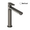 EL 014.21GB Umyvadlová stojánková baterie BeCool 220 mm bez výpusti, Graphite Brushed