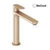 EL 014.61RGB Umyvadlová stojánková baterie BeCool 220 mm bez výpusti, Rose Gold Brushed