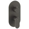EL 068.20GB.O3.RB07F Podomítková baterie 3-cestná bez tělesa, Graphite Brushed