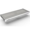 Polička Slim S, satin/chrom