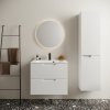 Umyvadlo Classic Slim 60, s otvorem pro baterii, s přepadem