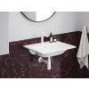 Umyvadlo Chrome Slim 60, s otvorem pro baterii, s přepadem