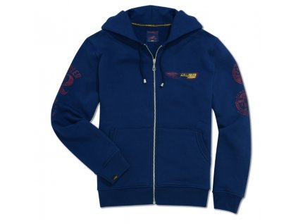 Ducati Scrambler Utah Herren Kapuzen Sweatshirt in blau 98769717