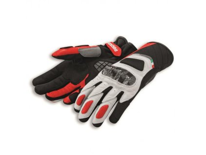 rukavice Ducati Sport C3 XXL bílo-červené