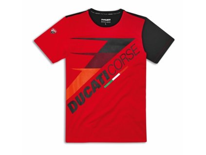 tričko Ducati Corse Speed červeno-černé
