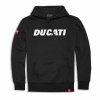 Mikina s kapucí Ducati Logo černá M