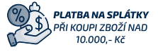 Platba na splátky při koupi zboží nad 10.000 Kč