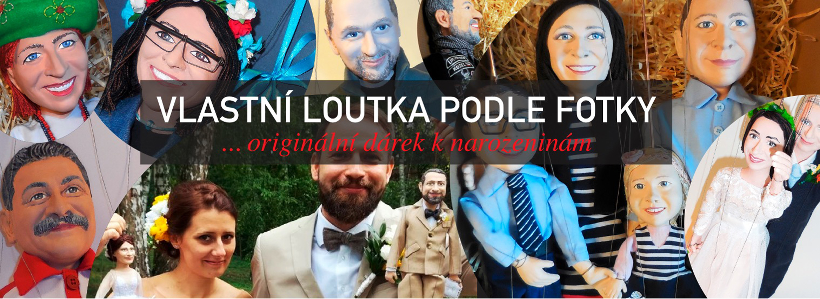 Loutky podle fotky k narozeninám