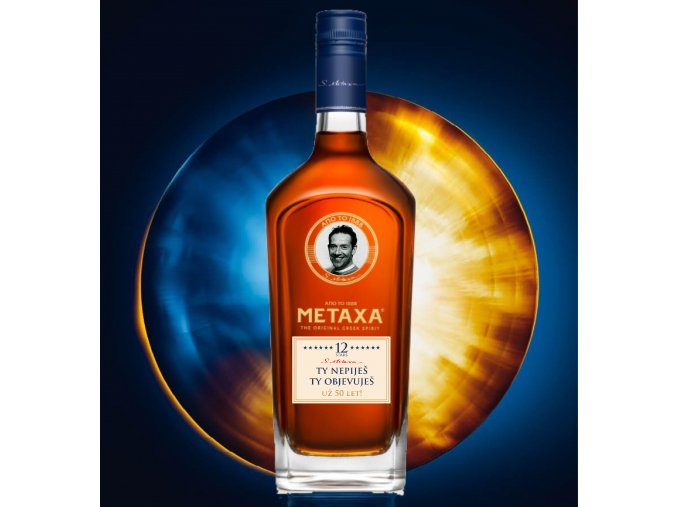 metaxa s vlastní etiketou