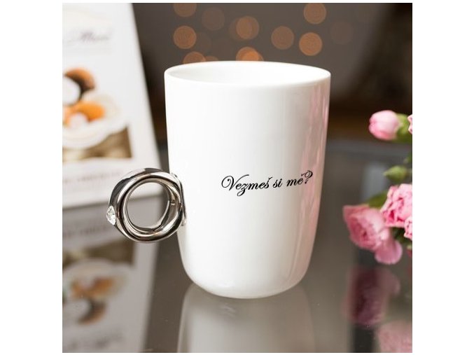 eng pl Ring mug white silver ring 438 102