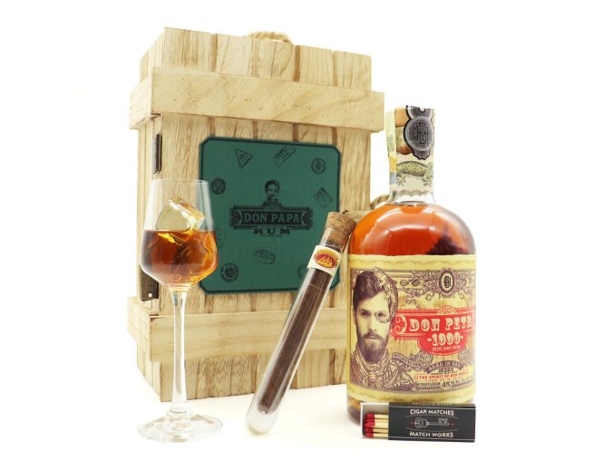 Don Papa s vlastní etiketou v dárkové sadě