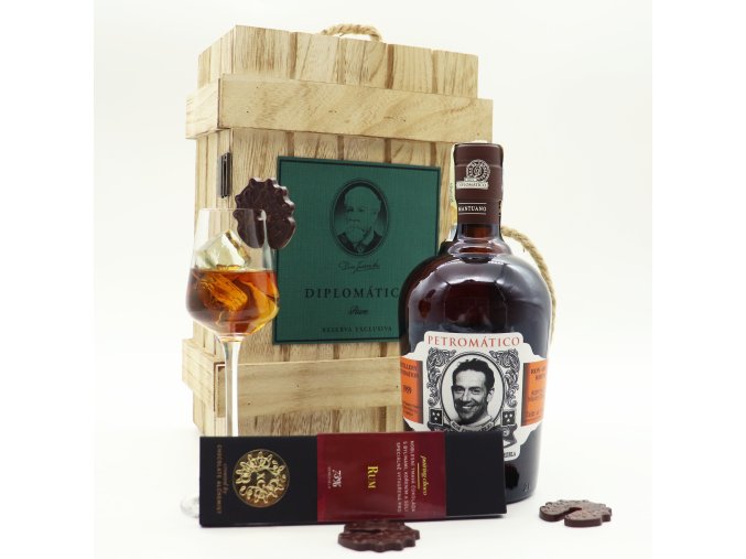 Diplomático Mantuano v dárkové sadě s čokoládou