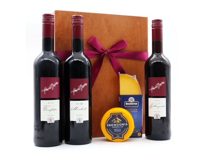 degustační sada s vínem a sýrem