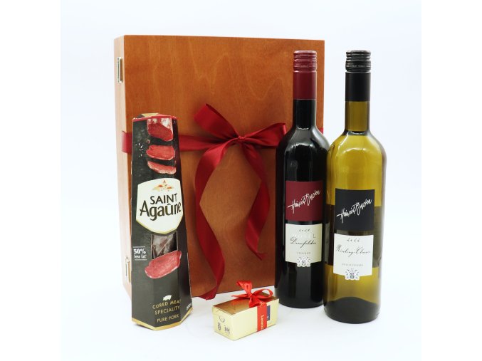 Degustační sada s panenkou . Bílé nebo červené?