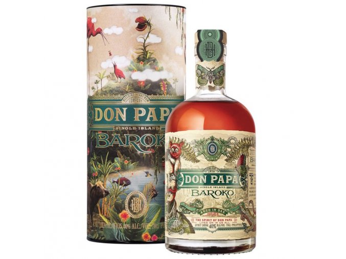 Don Papa s vlastní etiketou v tubusu