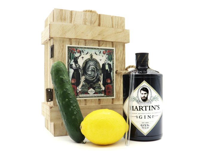 Gin hendrick´s dárková sada s vlastní etiketou