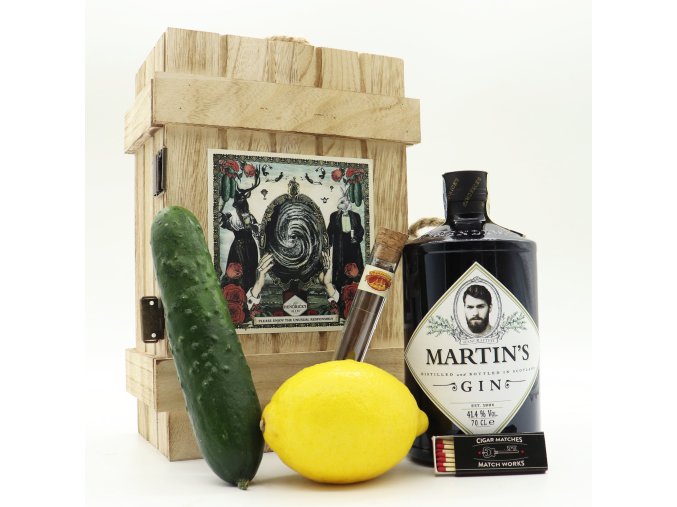 gin hendrick´s dárková sada s vlastní eiketou