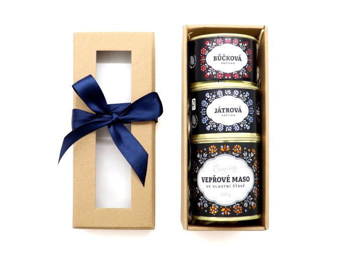 české paštiky v dárkovém balení