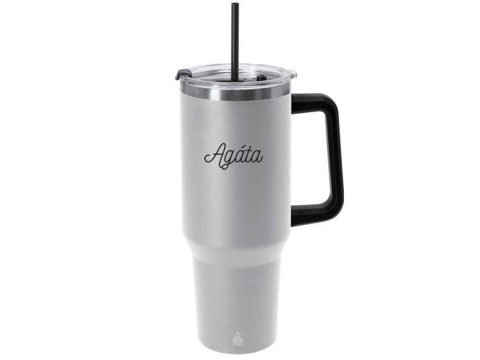 MAXI termohrnek s brandingem . Kevin